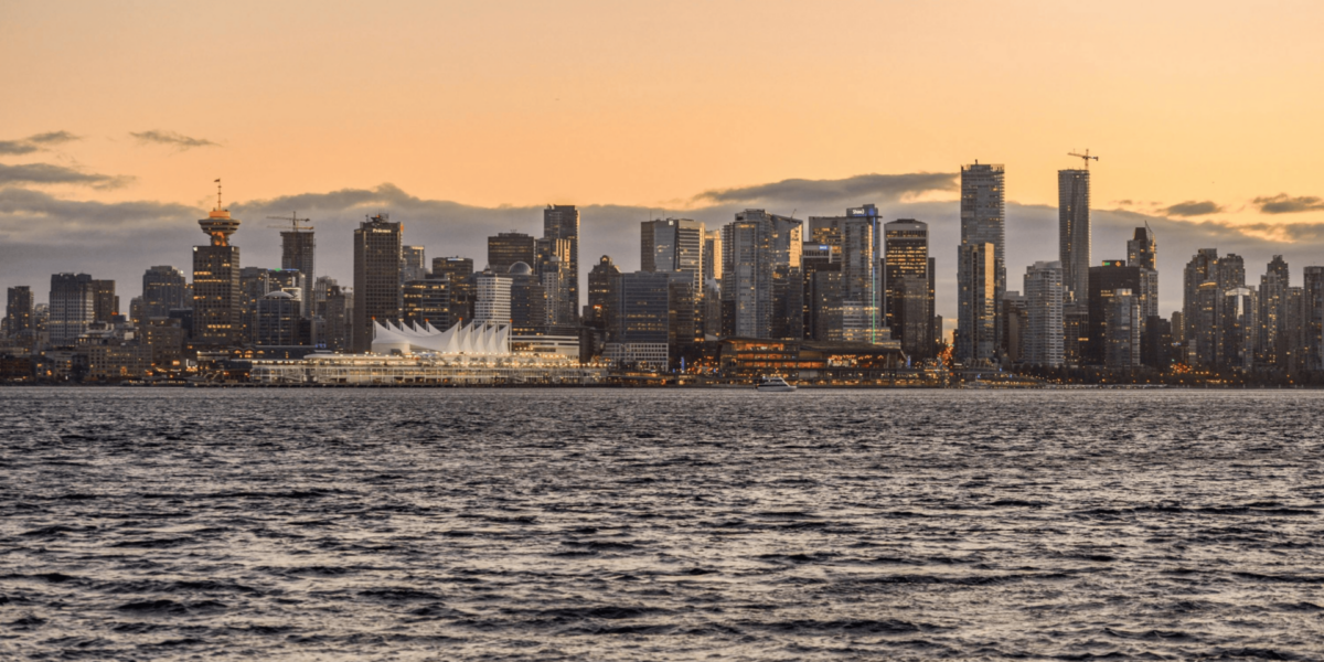 Blue Hour Reflections Along the Vancouver Waterfront